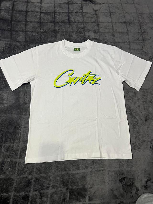 Corteiz Men's T-shirt - White/Yellow - M on Productcaster.