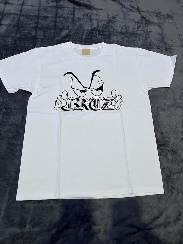 Corteiz Men's T-shirt - White/Black - L on Productcaster.