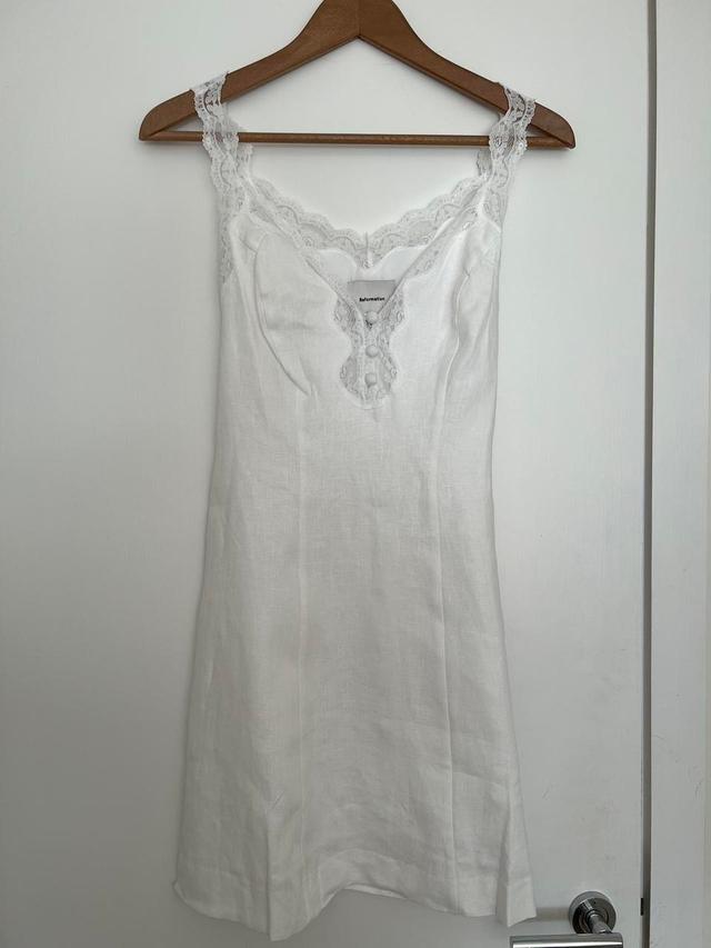 Reformation Women's Linen Dress - White - 6 on Productcaster.