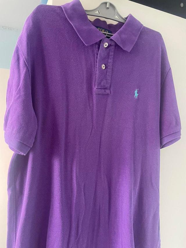 Polo Ralph Lauren Men's Polo shirt - Purple - M on Productcaster.