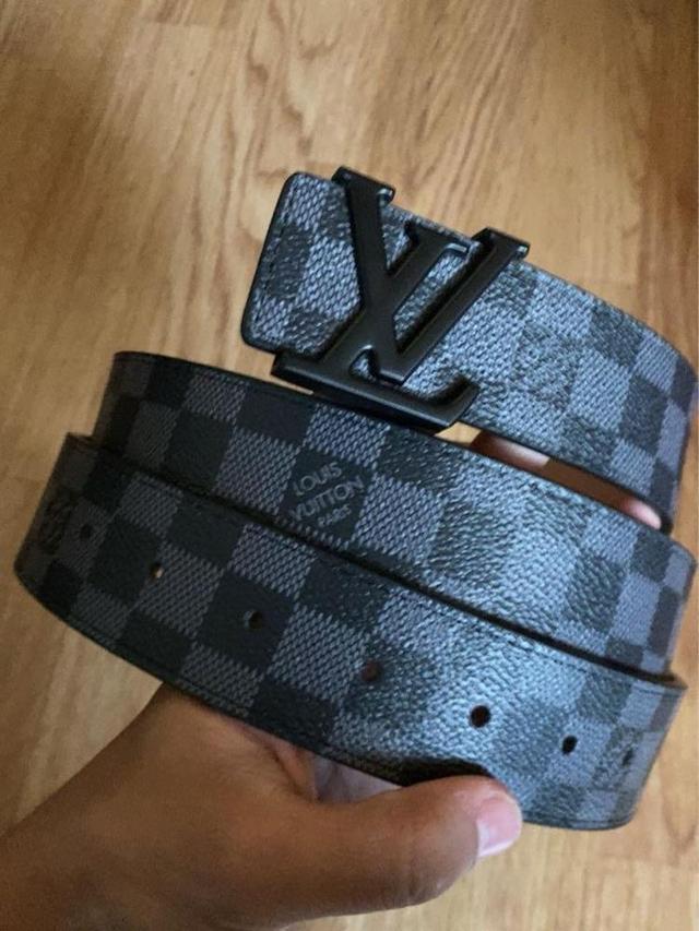 Louis Vuitton Men's Belt - Black on Productcaster.