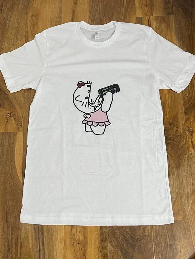 Hello Kitty Men's T-shirt - White - M on Productcaster.