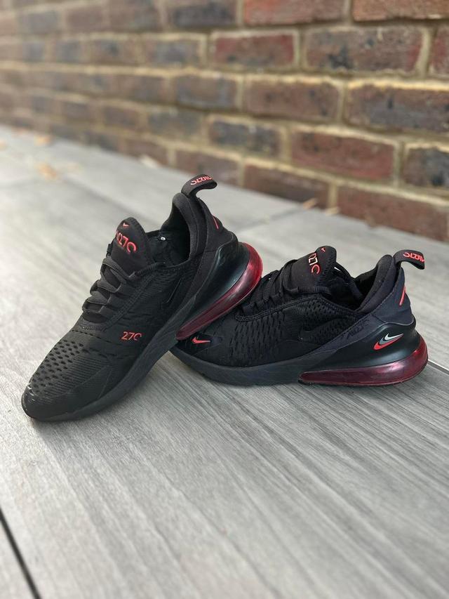 Nike Men's Trainers - Black/Red - UK 5.5 on Productcaster.