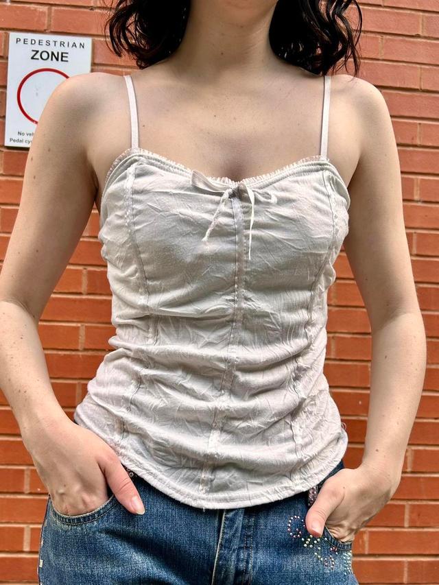 Quiz Women's Corset - White/Grey - S on Productcaster.