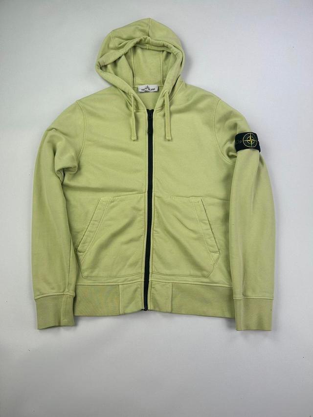 Stone Island Men's Hoodie - Green - S on Productcaster.