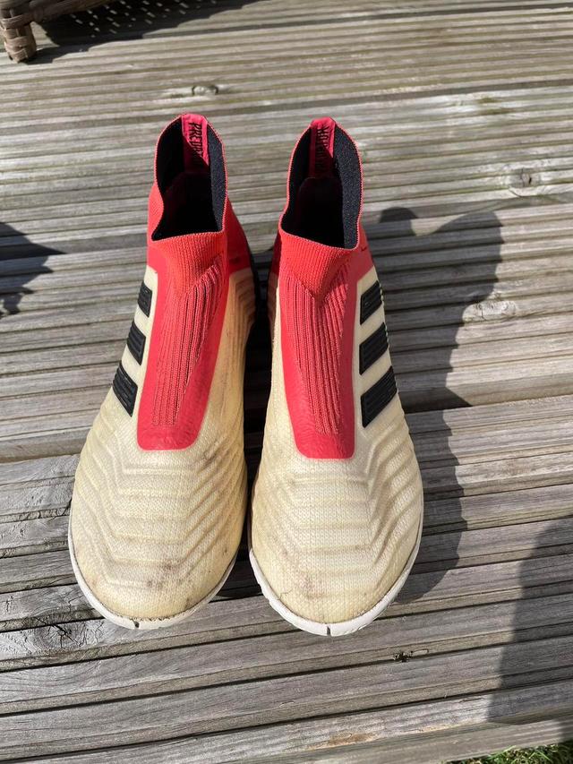 Adidas Kids' Boots - Red/White - 1-1.5 (adult) on Productcaster.