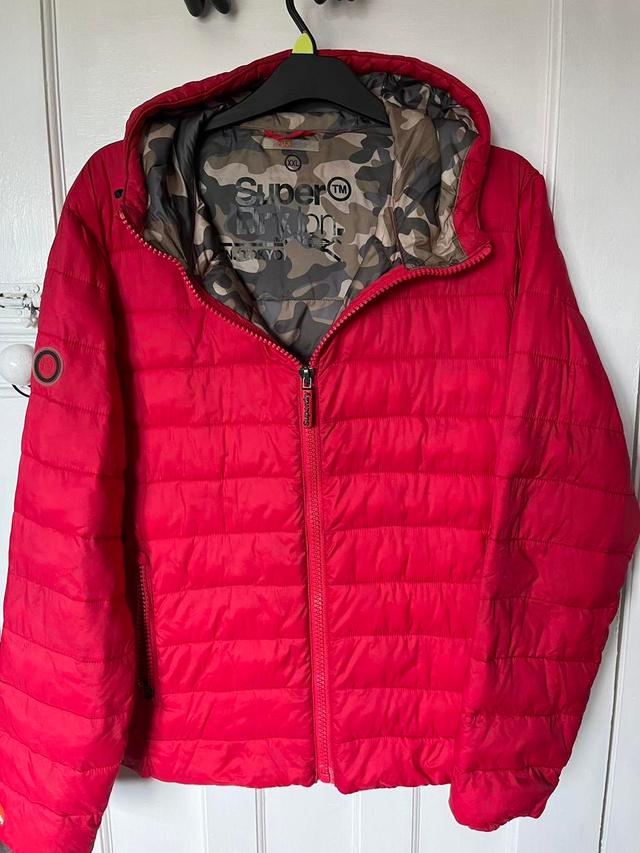 Superdry Men's Puffer - Red - XXL on Productcaster.