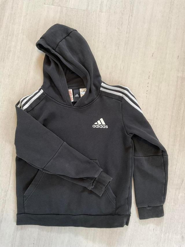 Adidas Kids' Hoodie - Black - 11 years on Productcaster.