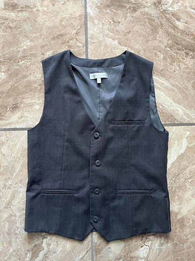 Kids' Waistcoat - Grey - 7 years on Productcaster.