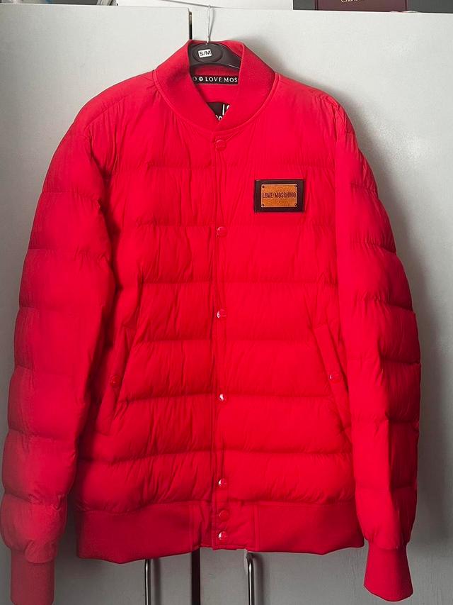 Moschino Women's Puffer Jacket - Red/Black - UK 10 on Productcaster.