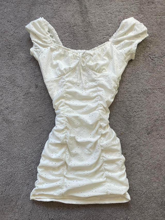 H&M Women's Holiday Dress - White - 8 on Productcaster.