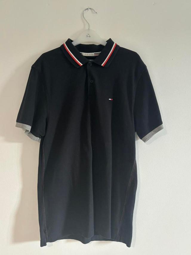 Tommy Hilfiger Men's Polo shirt - Black - S on Productcaster.