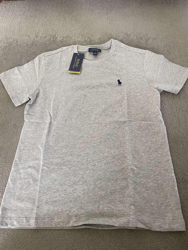 Polo Ralph Lauren Men's T-shirt - Grey/Navy - S on Productcaster.