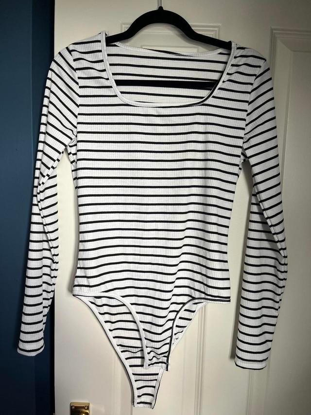 Women's Bodysuit - Black/White - M on Productcaster.