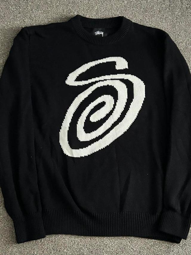 Stüssy Men's Jumper - Black - L on Productcaster.