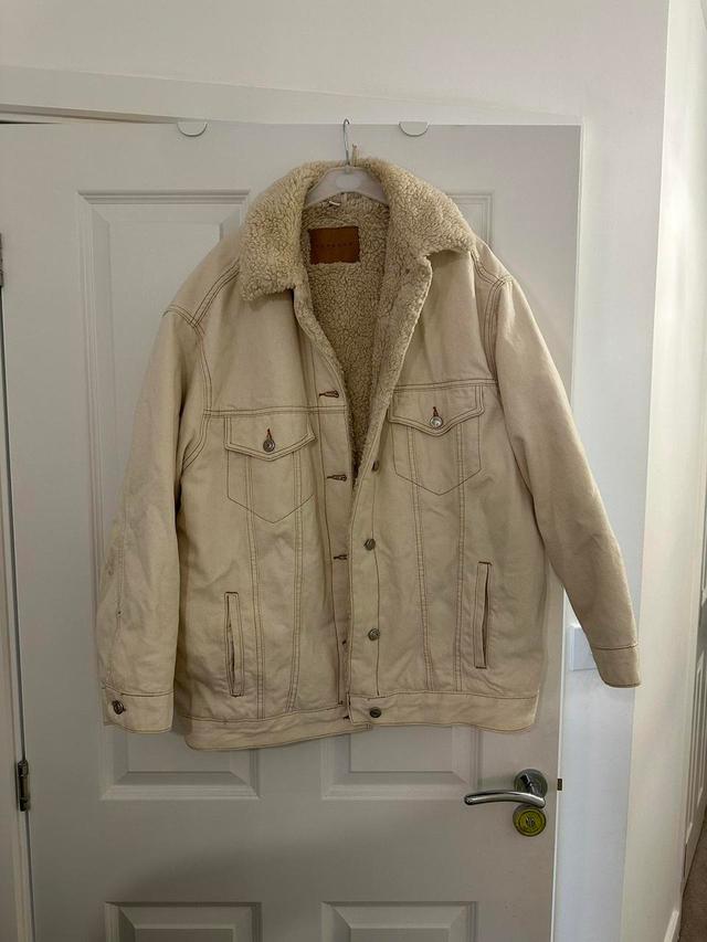 Topshop Women's Jacket - Cream/White - UK 10 on Productcaster.