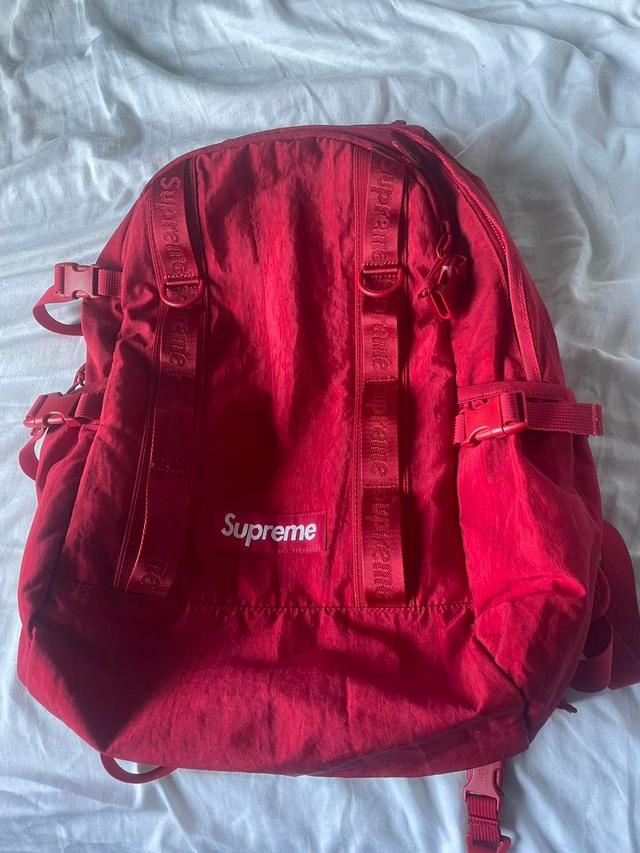 Supreme Men's Backpacks - Red on Productcaster.