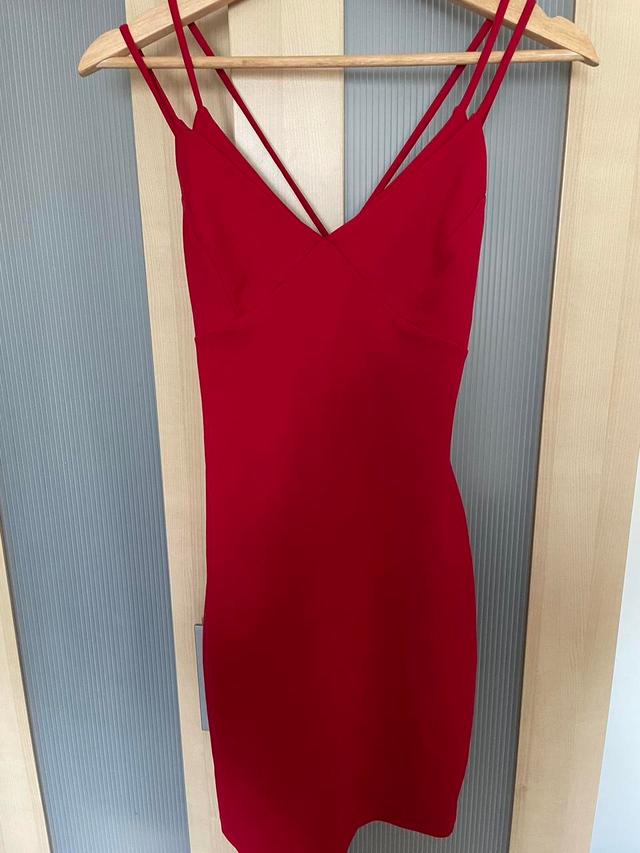 Fashion Nova Women's Bodycon Dress - Red - 8 on Productcaster.