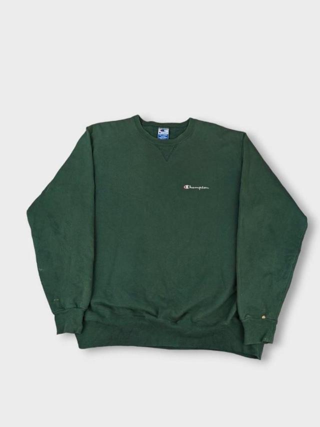 Champion Men's Sweatshirt - Green - XL on Productcaster.