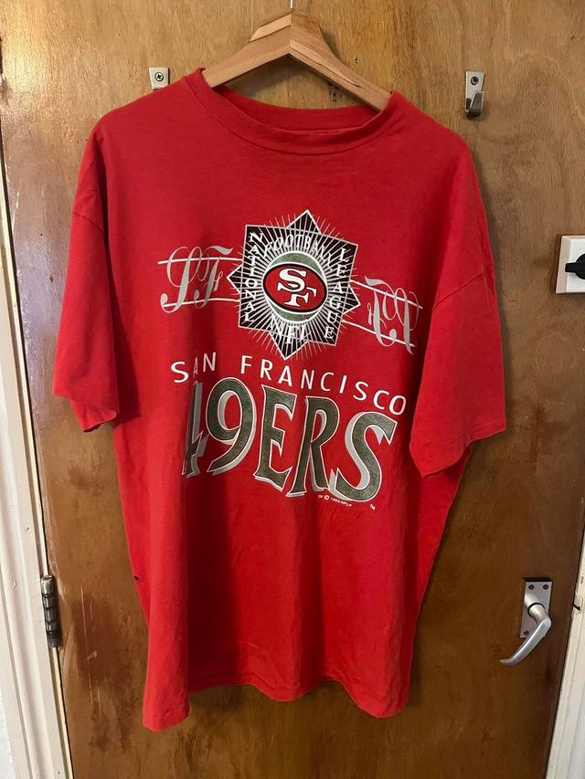 NFL Men's T-shirt - Red - XL on Productcaster.