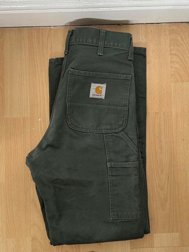 Carhartt Men's Trousers - Khaki/Green - 27" on Productcaster.