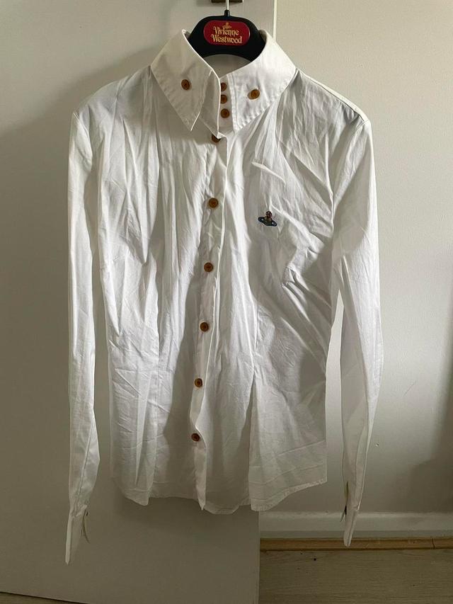 Vivienne Westwood Women's Shirt - White - S on Productcaster.