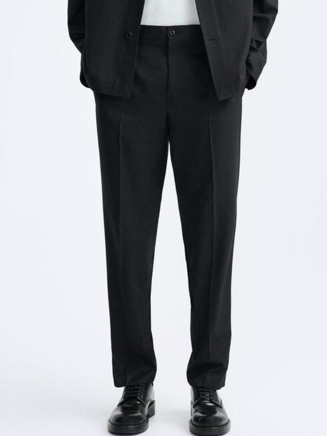 Zara Men's Trousers - Navy - 32" on Productcaster.