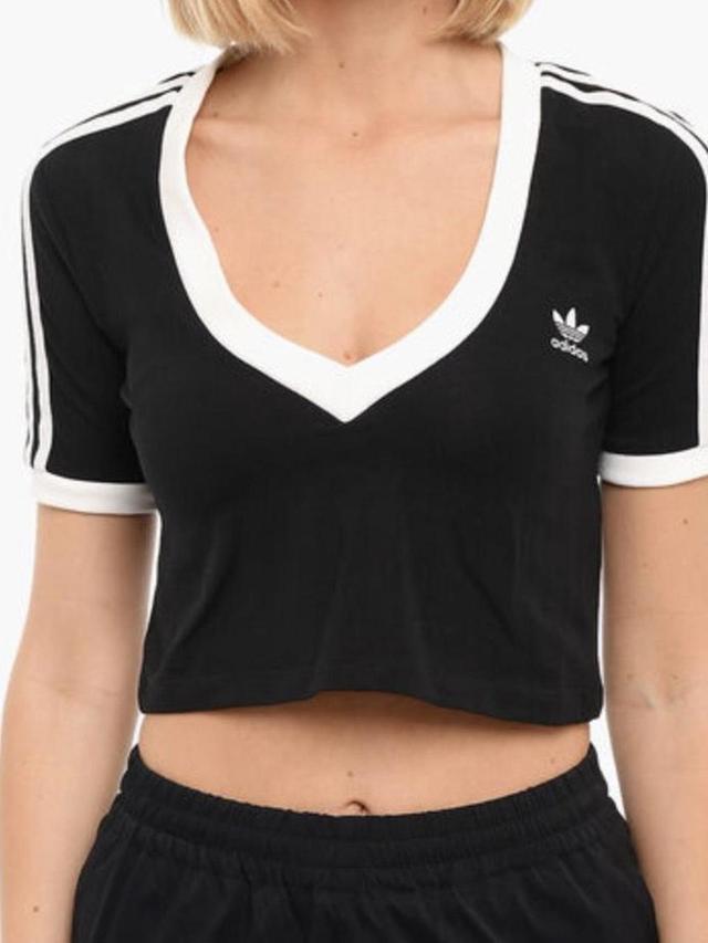 Adidas Women's Crop top - Black - XS on Productcaster.