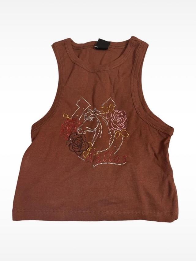 Urban Outfitters Women's Vest - Brown - XS on Productcaster.