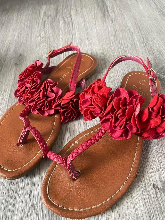 Primark Women's Sandals - Pink/Red - UK 3 on Productcaster.