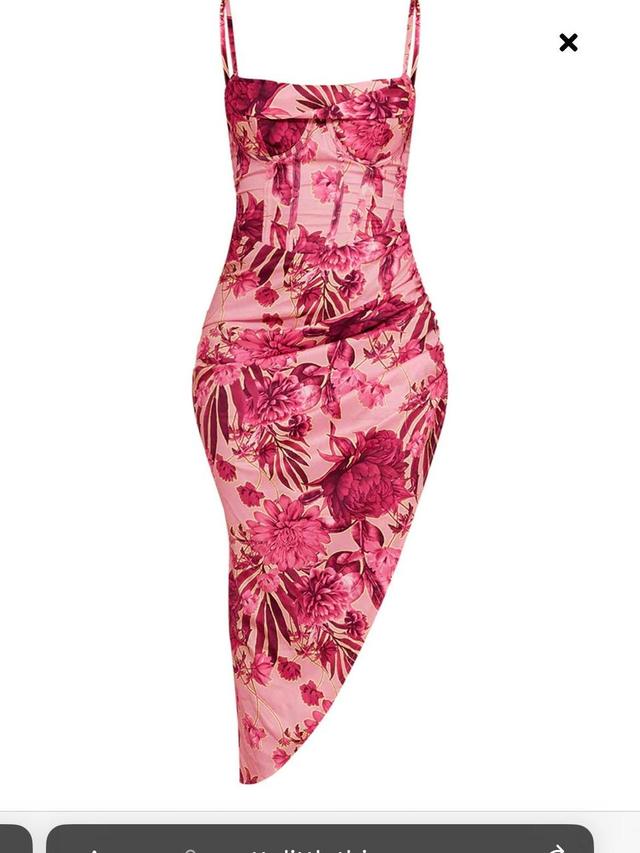 PrettyLittleThing Women's Bodycon Dress - Pink - 8 on Productcaster.