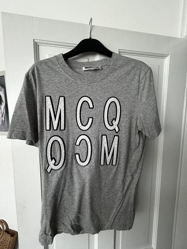 Alexander McQueen Men's T-shirt - Grey - S on Productcaster.