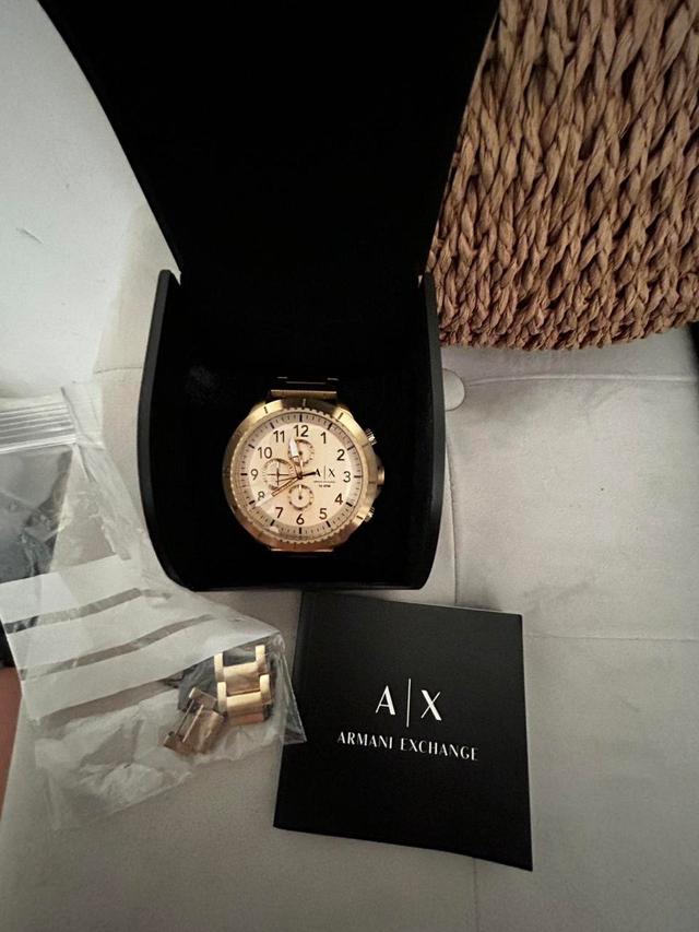 Armani Exchange Men's Analogue Watch - Gold on Productcaster.