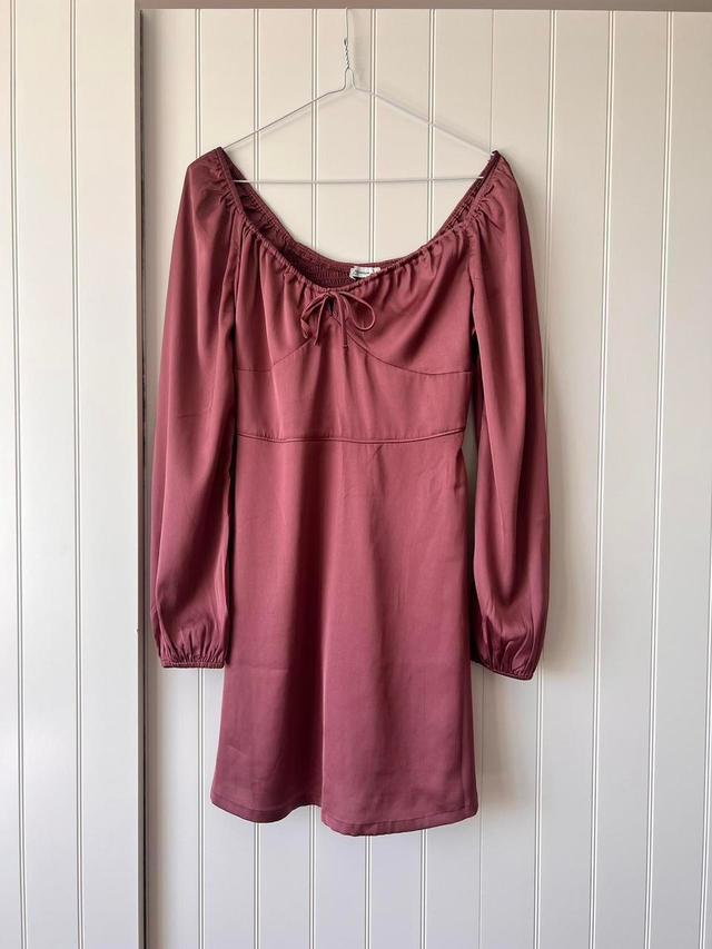 Hollister Co. Women's Party Dress - Burgundy/Pink - S on Productcaster.