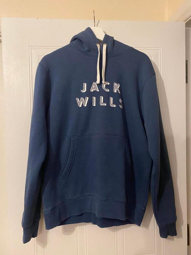 Jack Wills Men's Hoodie - Blue - M on Productcaster.