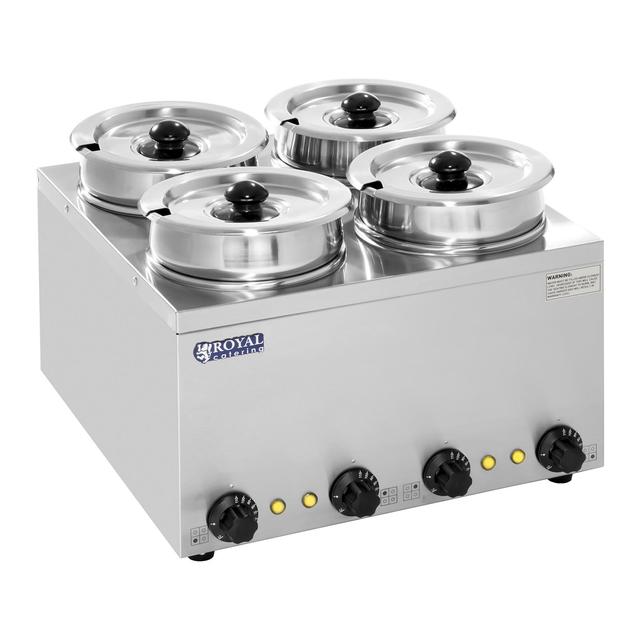 Polévková stanice 4 x 2,75 litru 600 W - Royal Catering on Productcaster.