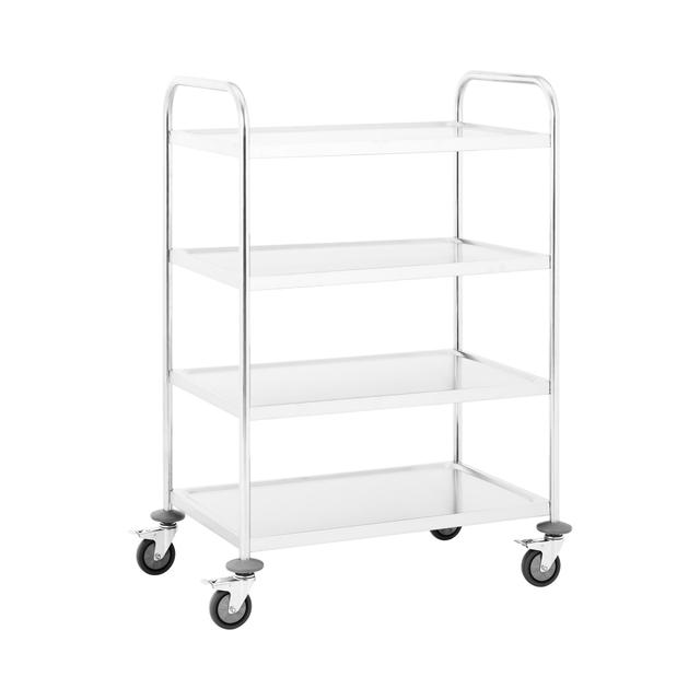 Serving Trolley 4 Trays 200 kg - Serving Trolleys by Royal Catering on Productcaster.