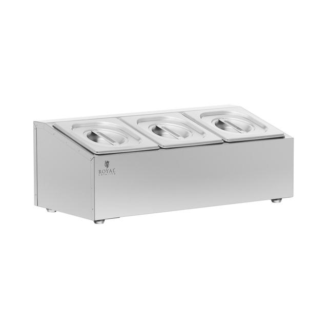 Bain Marie - 3 GN 1/6 - 5,7 l - Royal Catering on Productcaster.