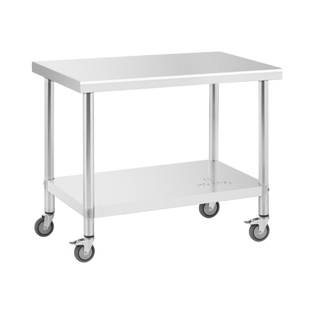 Banca de lucru pe roți - 60 x 100 cm - 155 kg capacitate de încărcare - Royal Catering on Productcaster.