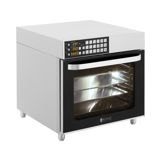 Forrólevegős sütő - 2800 W - időzítő - 6 funkció - 4 tepsi | Royal Catering on Productcaster.