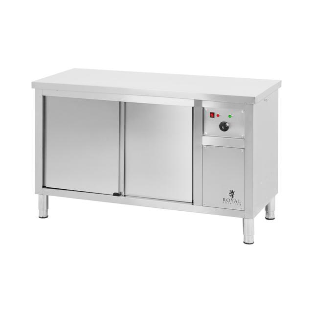 Tányérmelegítő - 140 x 60 x 85 cm - 30-tól 80 °C-ig - Royal Catering on Productcaster.