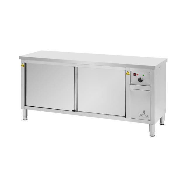 Tányérmelegítő - 180 x 60 x 85 cm - 30-tól 80 °C-ig - Royal Catering on Productcaster.