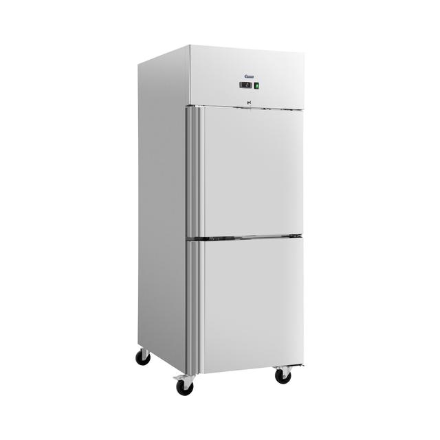 Frigider comercial - 750 l - oțel inoxidabil - 2 uși - 4 roți - blocabil - Royal Catering on Productcaster.