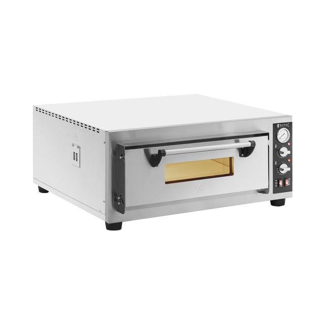 Elektrická pec na pizzu 4 x 30 cm 1 komora 4 200 W šamot - Pece na pizzu Royal Catering on Productcaster.