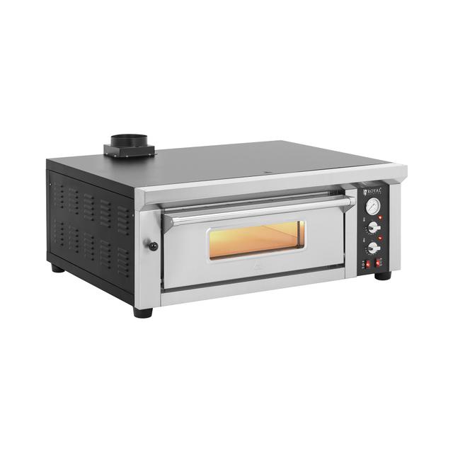 Cuptor electric pentru pizza - 4 x 33 cm - 1 cameră - 4200 W - cărămidă de argilă refractară - Royal Catering on Productcaster.