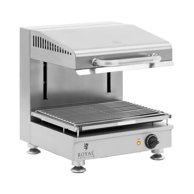 Salamander Grill - 2800 W - 230 V - 45 cm - element de încălzire reglabil pe înălțime - Royal Catering on Productcaster.