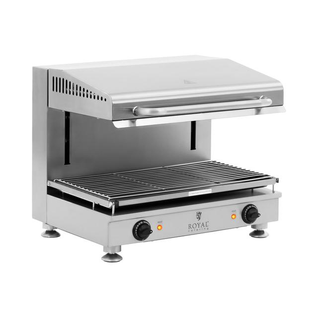 Salamander sütő - 5000 W - 400 V - 60 cm - állítható magasságú fűtőelem - Royal Catering on Productcaster.