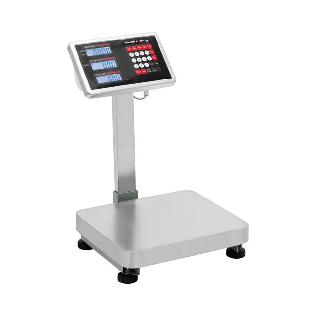 Digital Weighing Scale 60 kg / 0.007 kg 290 x 340 x 92 mm kg / lb LCD - Price Calculating Scales by Steinberg Systems on Productcaster.