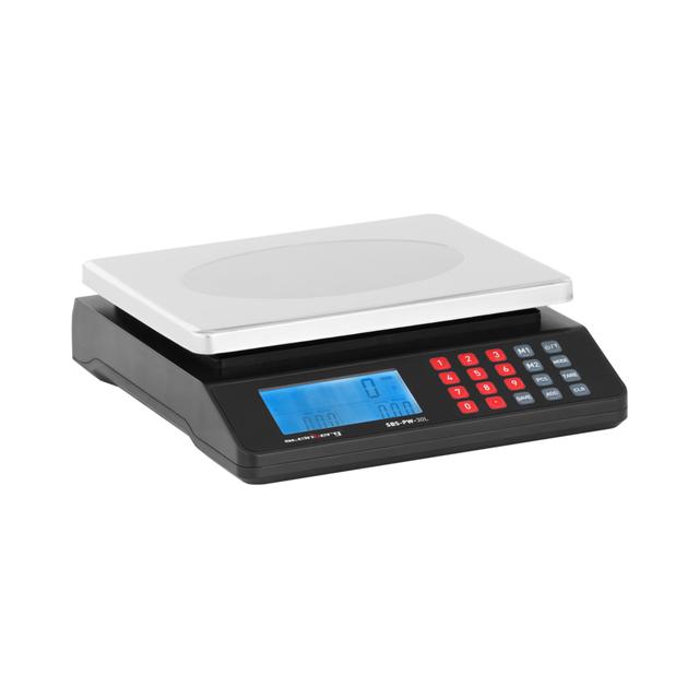 Table Scale 30 kg / 1 g Dual LCD Display - Letter Scales by Steinberg Systems on Productcaster.