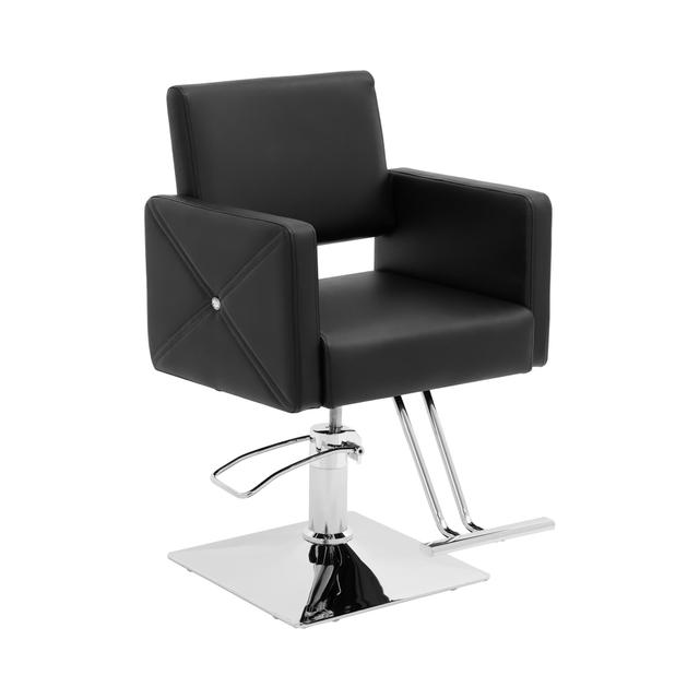 Scaun de salon Carlisle cu suport pentru picioare - înălțime scaun 45 - 55 cm - 150 kg - negru on Productcaster.